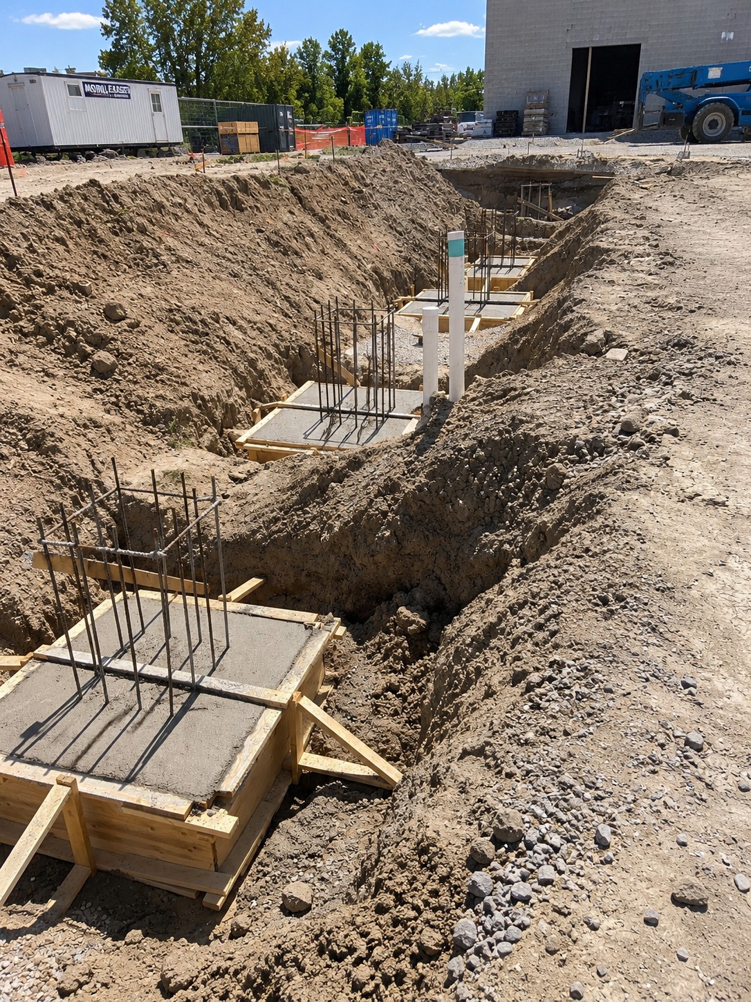 Reinforced foundation preparation